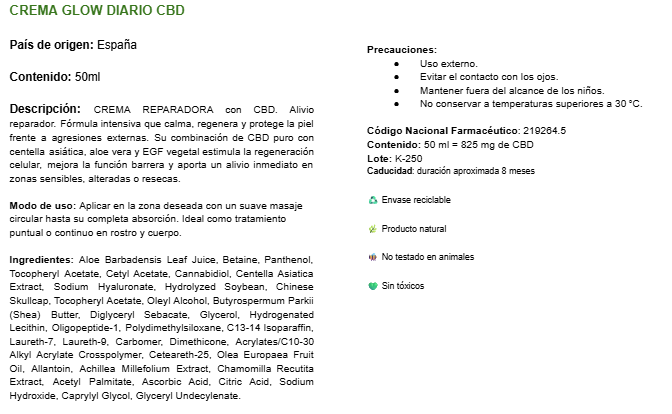 Glow Diario CBD | Naturisly