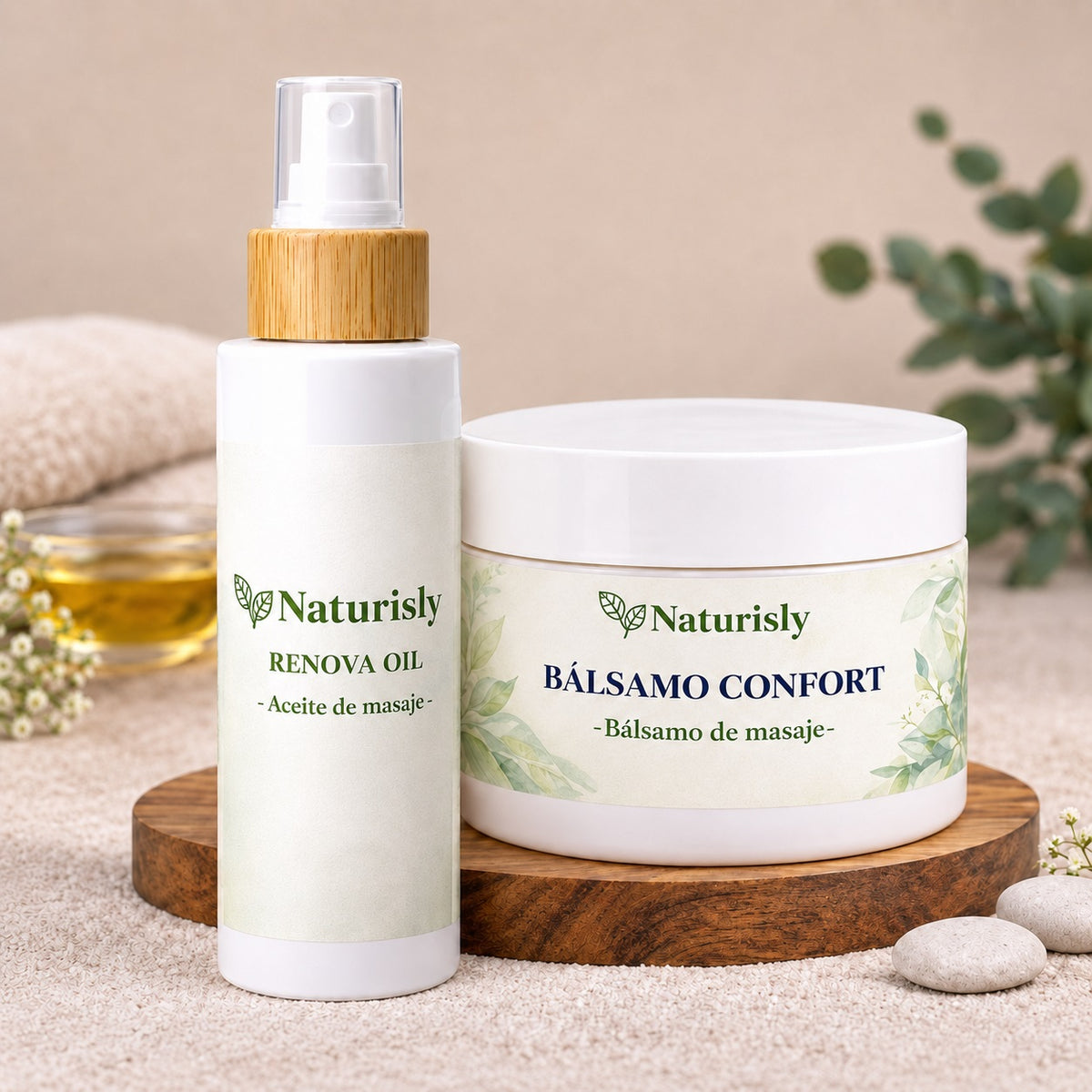 Pack Confort Naturisly – Ritual de Masaje Corporal